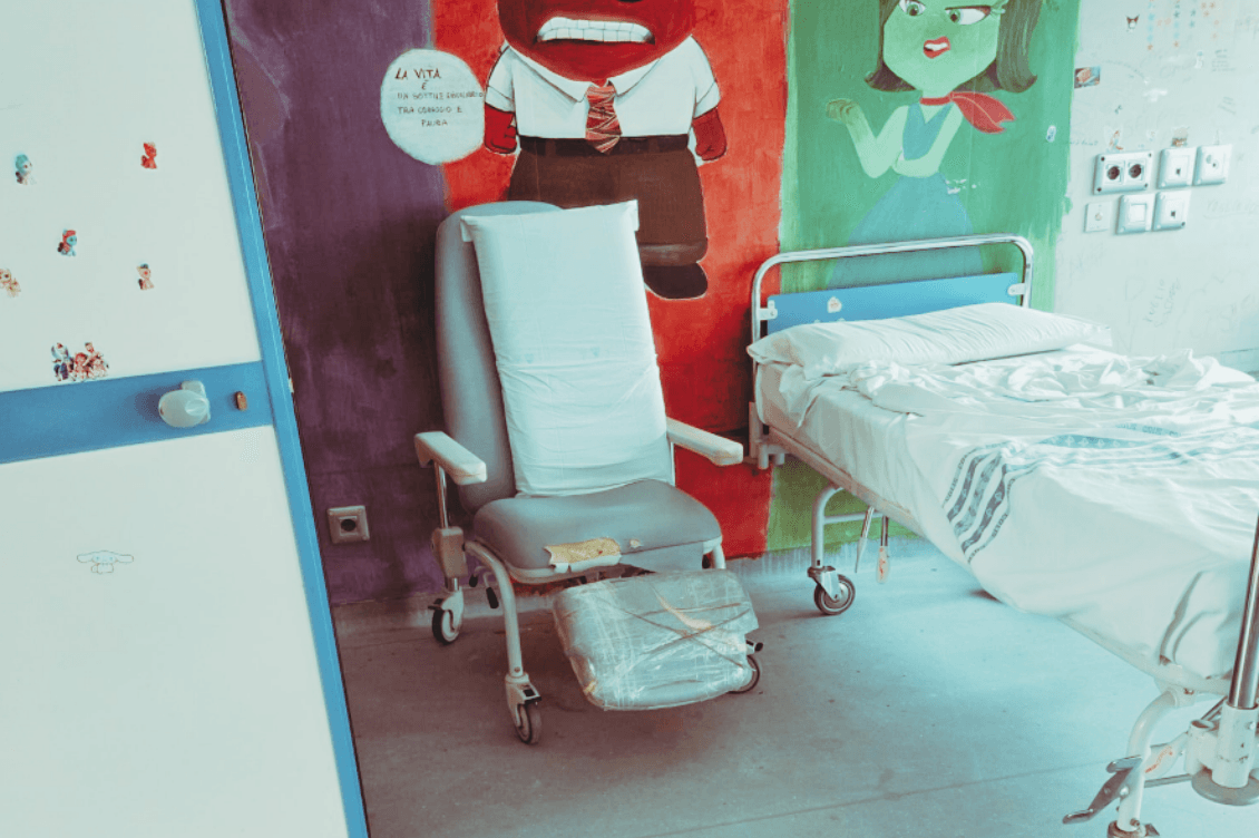 Uno scatto all'interno del reparto